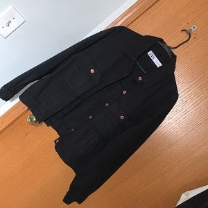 Zara Black Denim Jacket